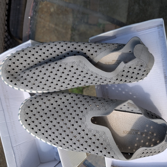 Ilse Jacobsen Womens Tulip Gray Slip-on Sneakers, Travel Shoes Size 11 - Picture 4 of 6